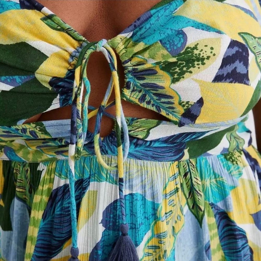 AERIE | Halter Beach Maxi Sundress - Picture 5 of 8